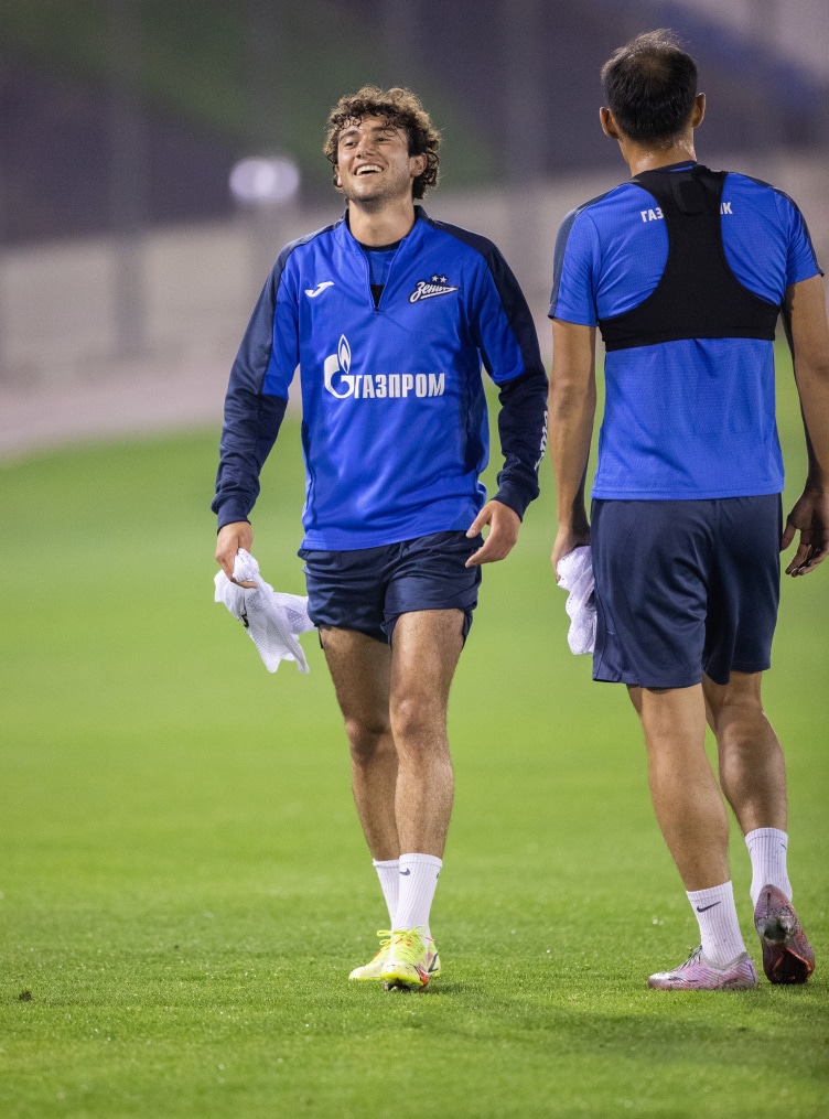 Зимние «Газпром» — тренировочные сборы в Катаре: 1 февраля, вечерняя тренировка