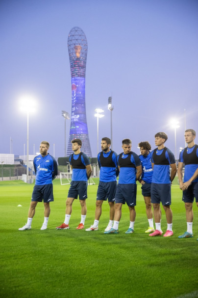 Зимние «Газпром» — тренировочные сборы в Катаре: 1 февраля, вечерняя тренировка