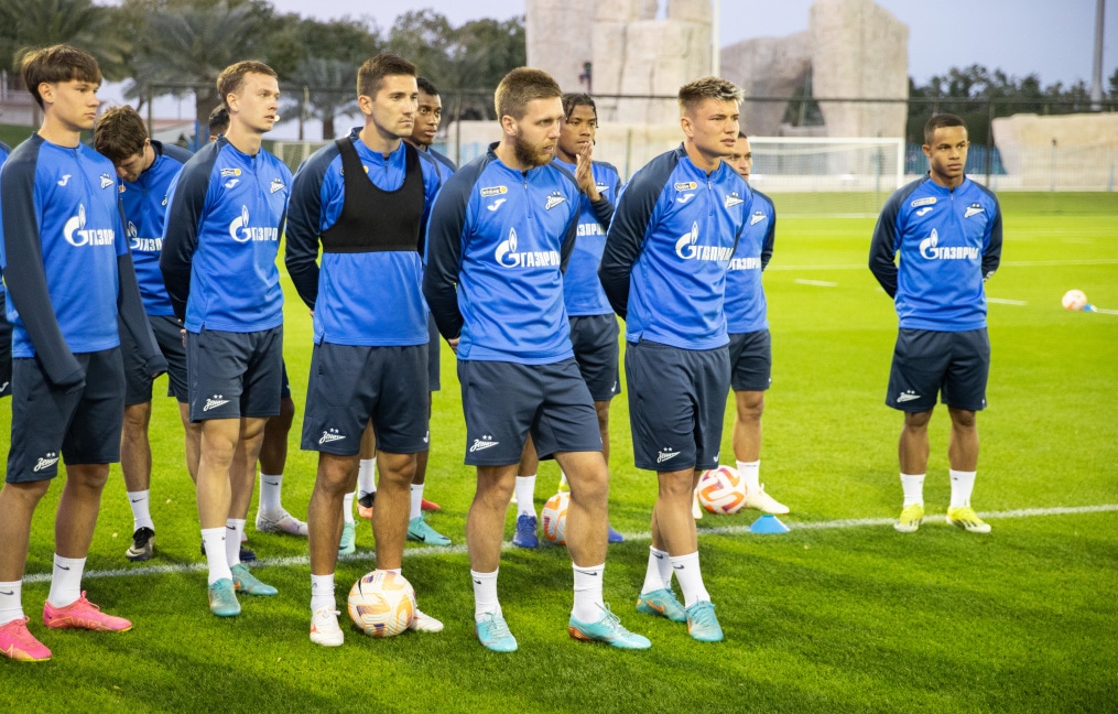 Зимние «Газпром» — тренировочные сборы в Катаре: 3 февраля, вечерняя тренировка