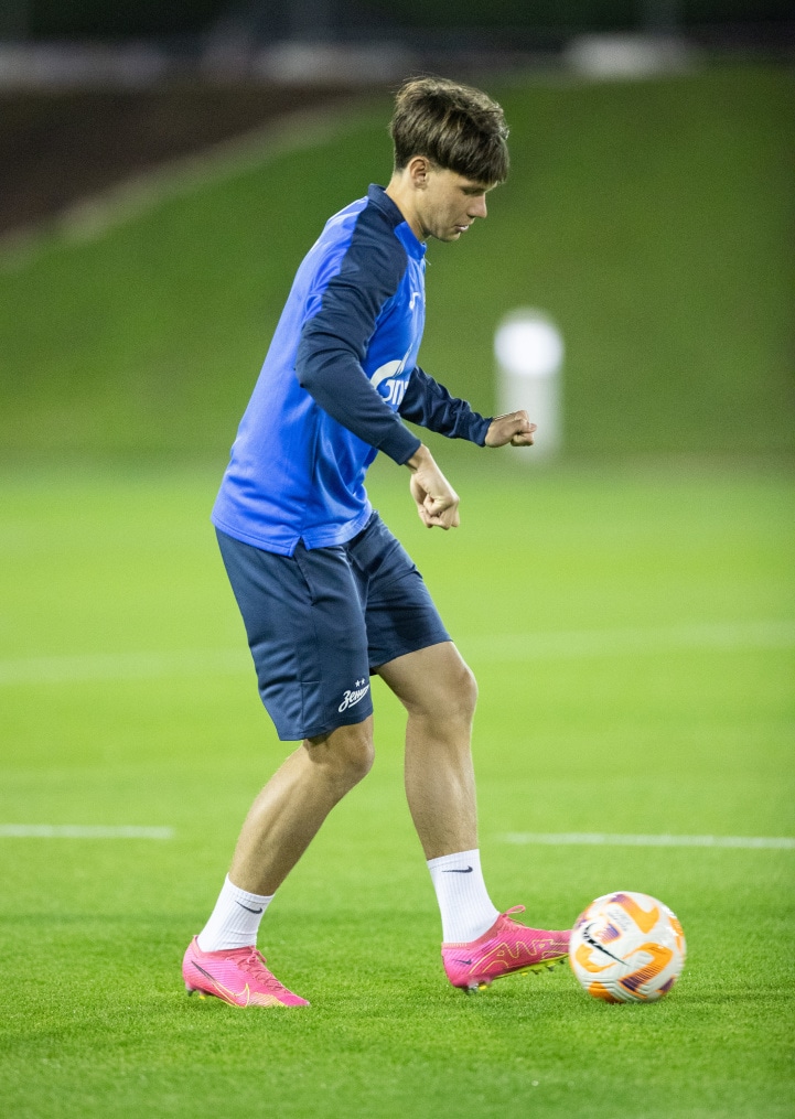 Зимние «Газпром» — тренировочные сборы в Катаре: 3 февраля, вечерняя тренировка