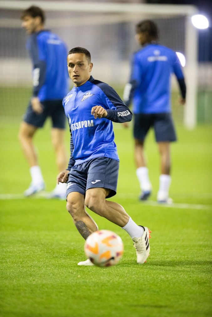 Зимние «Газпром» — тренировочные сборы в Катаре: 3 февраля, вечерняя тренировка