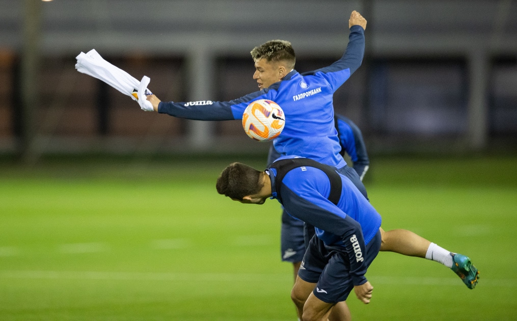 Зимние «Газпром» — тренировочные сборы в Катаре: 3 февраля, вечерняя тренировка