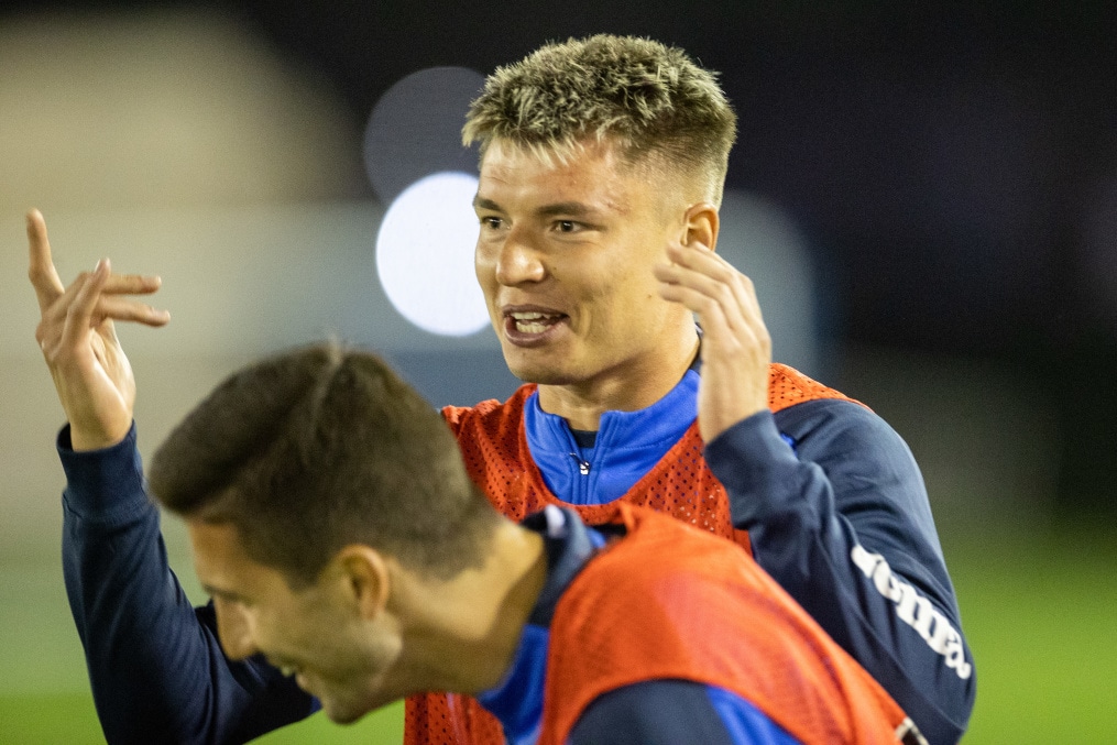 Зимние «Газпром» — тренировочные сборы в Катаре: 3 февраля, вечерняя тренировка