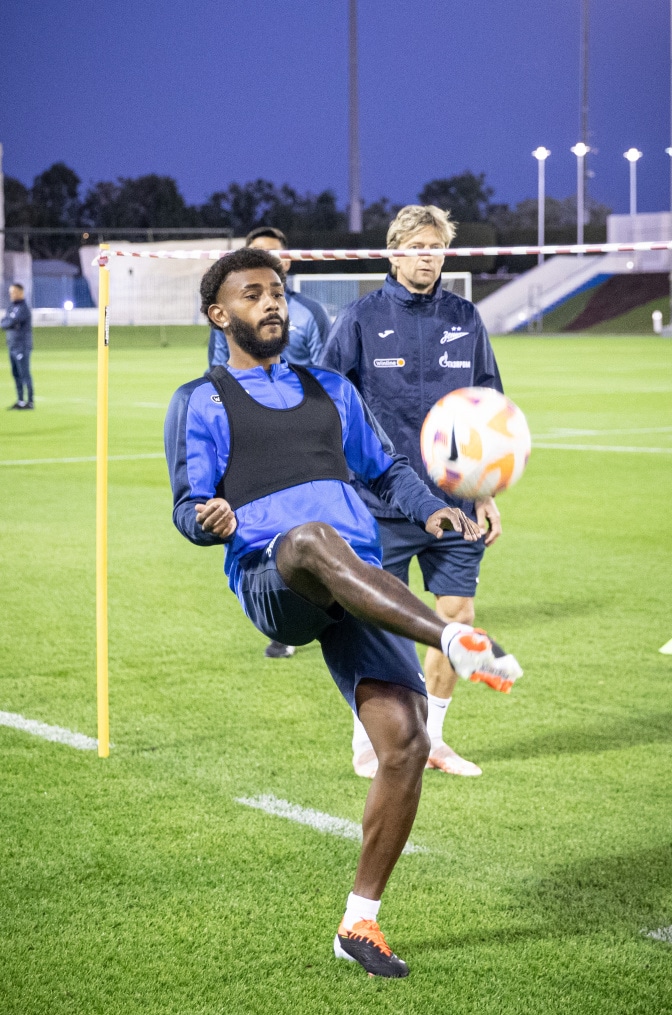 Зимние «Газпром» — тренировочные сборы в Катаре: 4 февраля, вечерняя тренировка