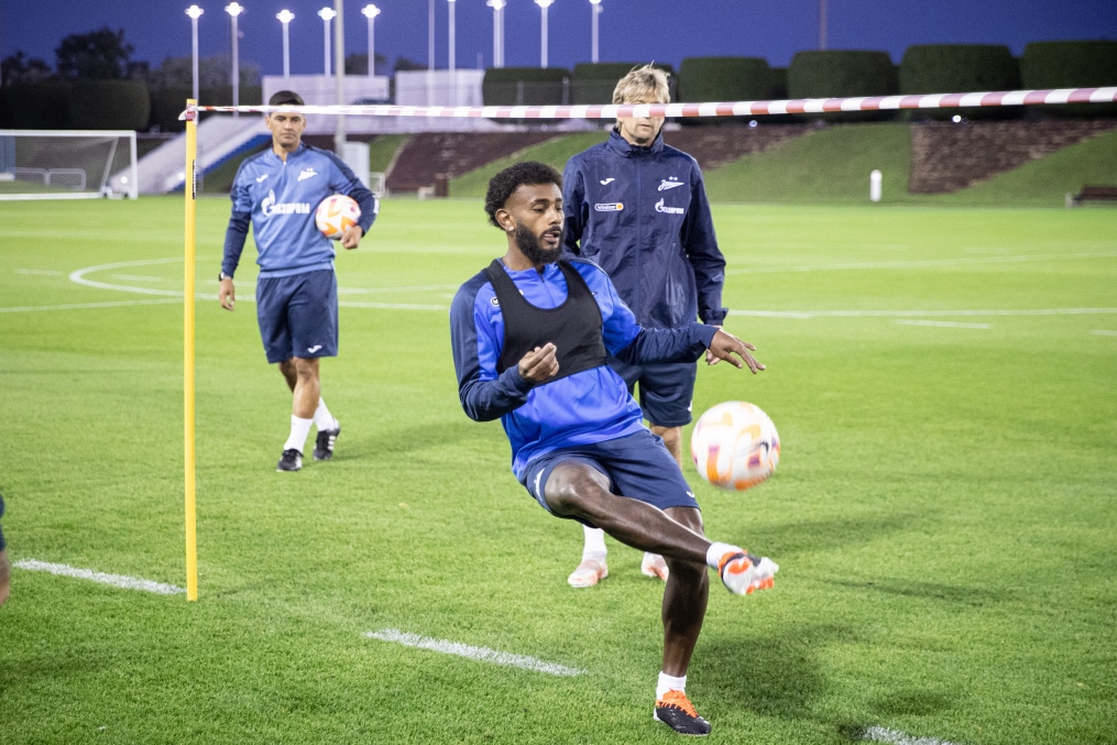 Зимние «Газпром» — тренировочные сборы в Катаре: 4 февраля, вечерняя тренировка