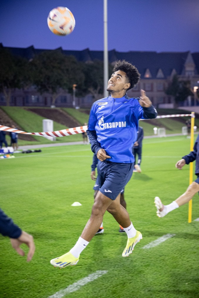 Зимние «Газпром» — тренировочные сборы в Катаре: 4 февраля, вечерняя тренировка