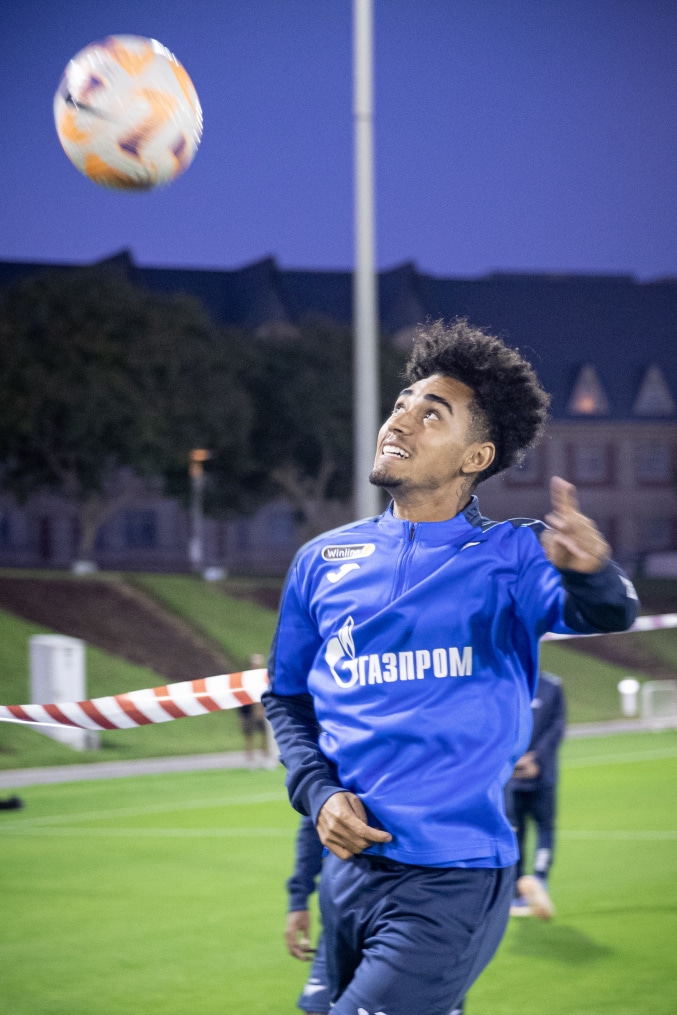 Зимние «Газпром» — тренировочные сборы в Катаре: 4 февраля, вечерняя тренировка