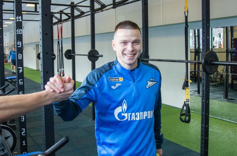 Тренировка «Зенита»-2 в «Газпром»-Академии