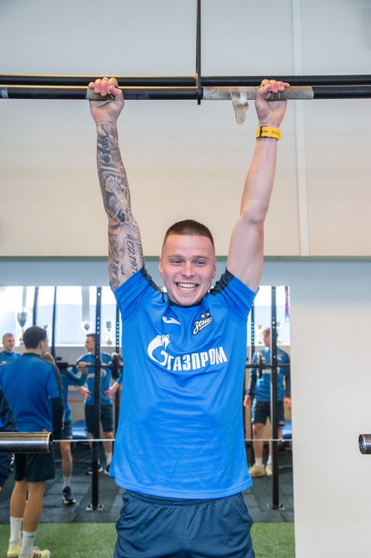 Тренировка «Зенита»-2 в «Газпром»-Академии