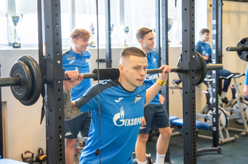 Тренировка «Зенита»-2 в «Газпром»-Академии