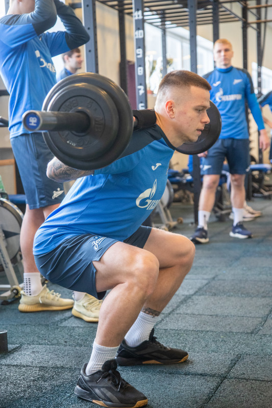 Тренировка «Зенита»-2 в «Газпром»-Академии