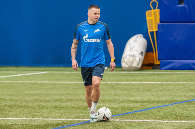 Тренировка «Зенита»-2 в «Газпром»-Академии