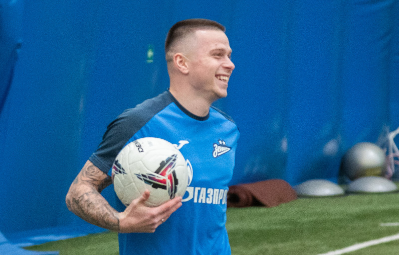 Тренировка «Зенита»-2 в «Газпром»-Академии