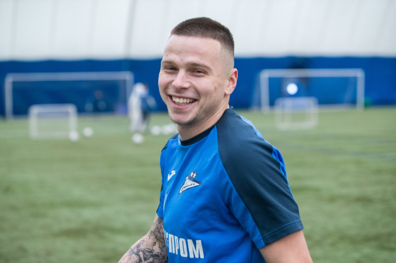 Тренировка «Зенита»-2 в «Газпром»-Академии