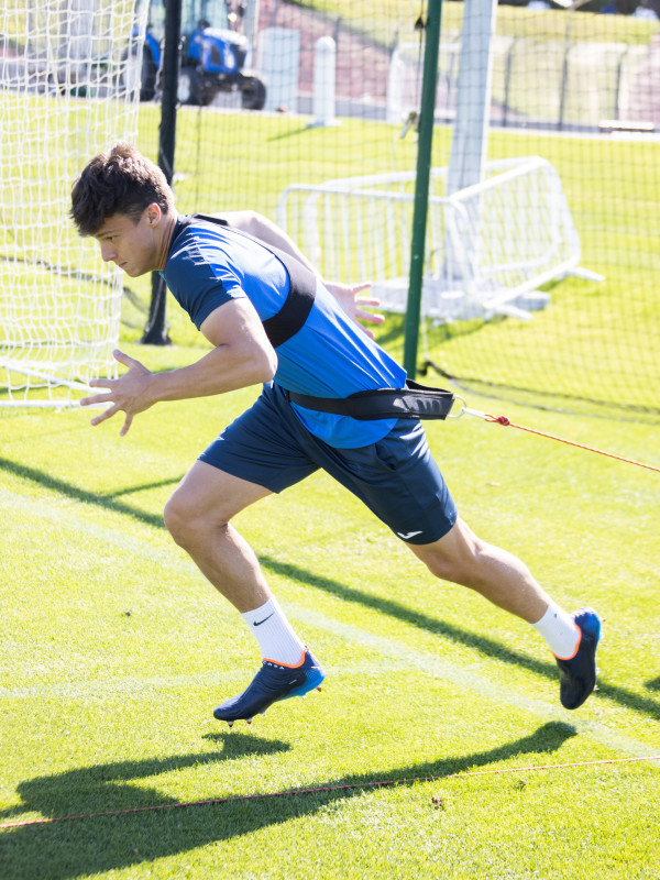 Зимние «Газпром» — тренировочные сборы в Катаре, 7 февраля, утренняя тренировка