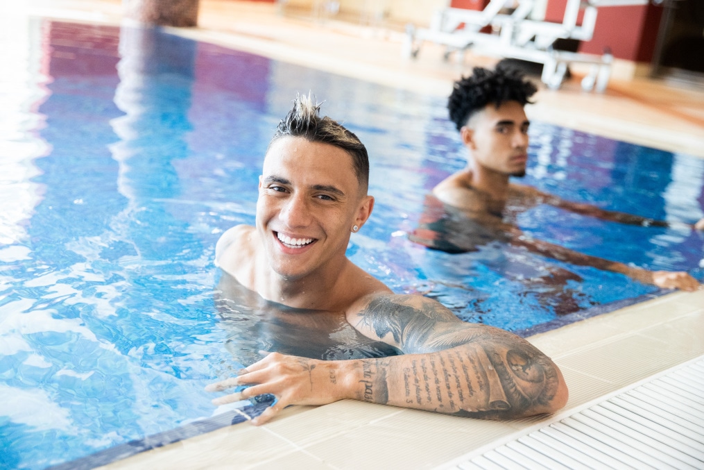 Зимние «Газпром» — тренировочные сборы в Катаре, 7 февраля, утренняя тренировка