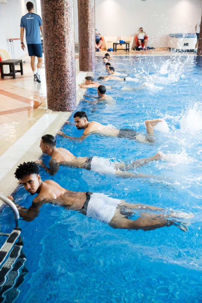 Зимние «Газпром» — тренировочные сборы в Катаре, 7 февраля, утренняя тренировка