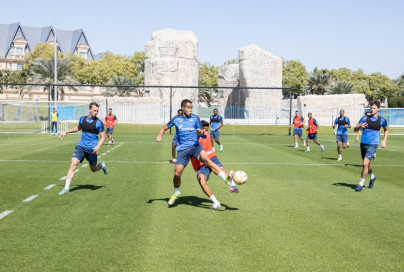 Зимние «Газпром» — тренировочные сборы в Катаре, 7 февраля, утренняя тренировка