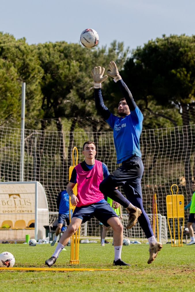 Зимний учебно-тренировочный сбор «Зенита»-2 в Турции: 16 февраля, утренняя тренировка