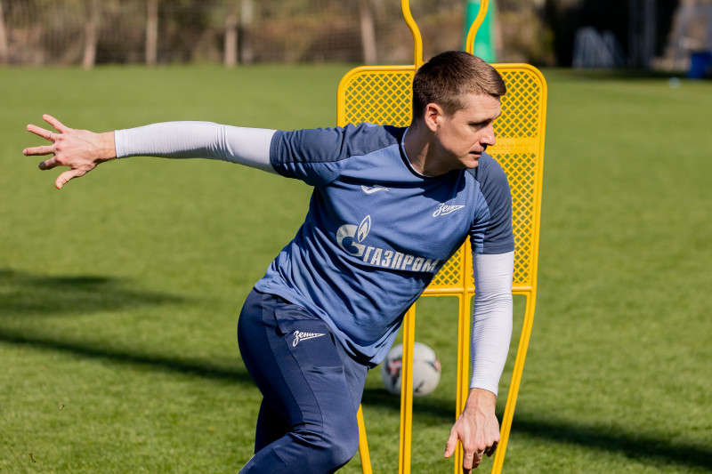 Зимний учебно-тренировочный сбор «Зенита»-2 в Турции: 16 февраля, утренняя тренировка