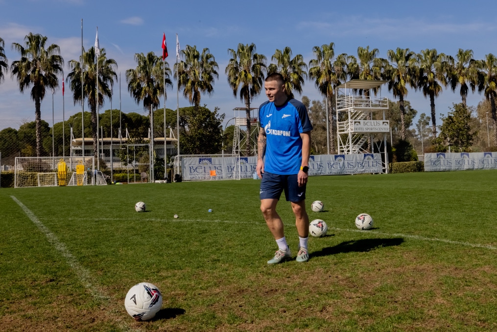 Зимний учебно-тренировочный сбор «Зенита»-2 в Турции: 16 февраля, утренняя тренировка