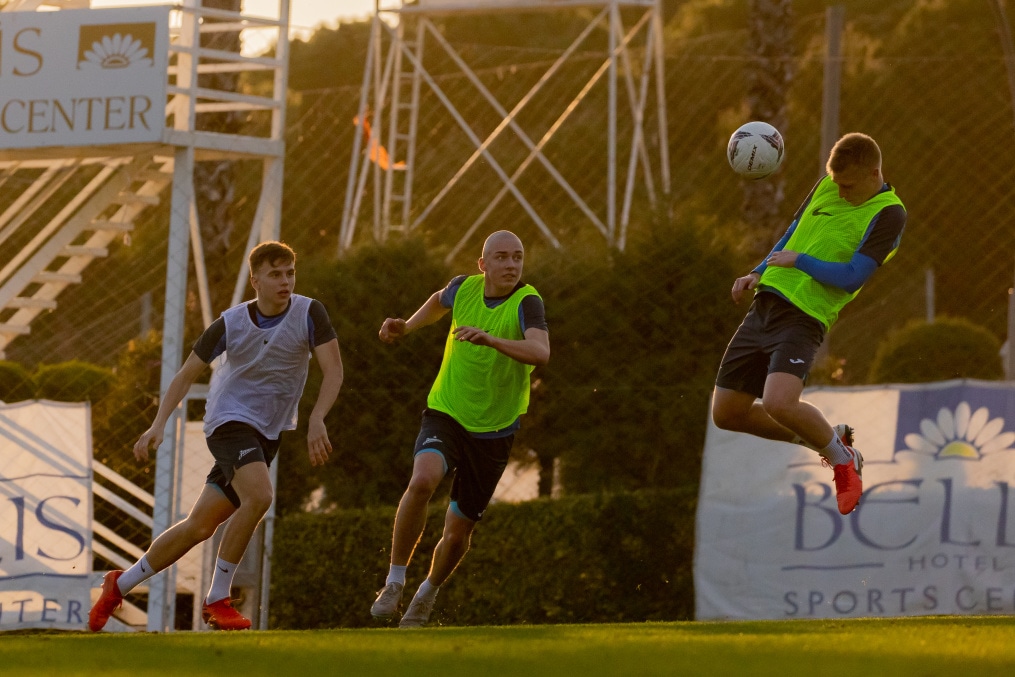 Зимний учебно-тренировочный сбор «Зенита»-2 в Турции: 16 февраля, вечерняя тренировка