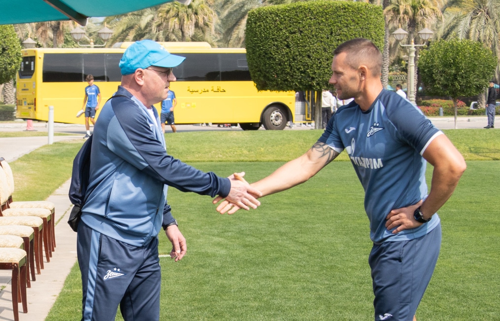 Третьи «Газпром» — тренировочные сборы  в Абу-Даби: 26 февраля, утренняя тренировка