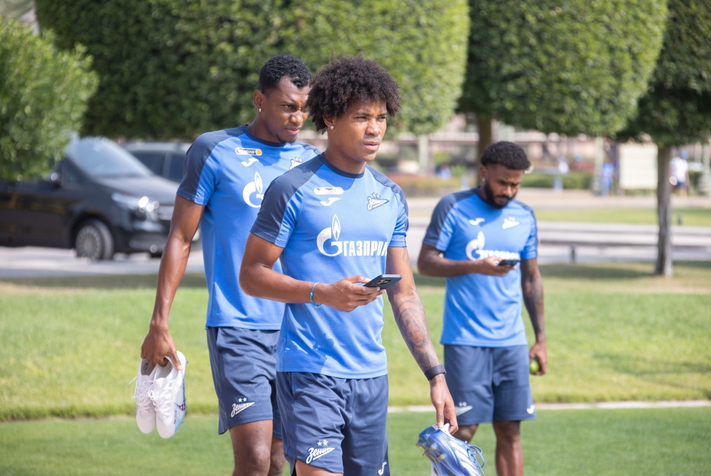 Третьи «Газпром» — тренировочные сборы  в Абу-Даби: 26 февраля, утренняя тренировка