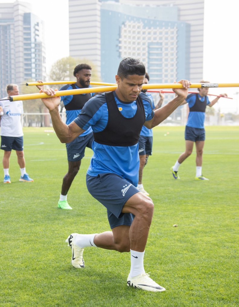 Третьи «Газпром» — тренировочные сборы  в Абу-Даби: 26 февраля, утренняя тренировка