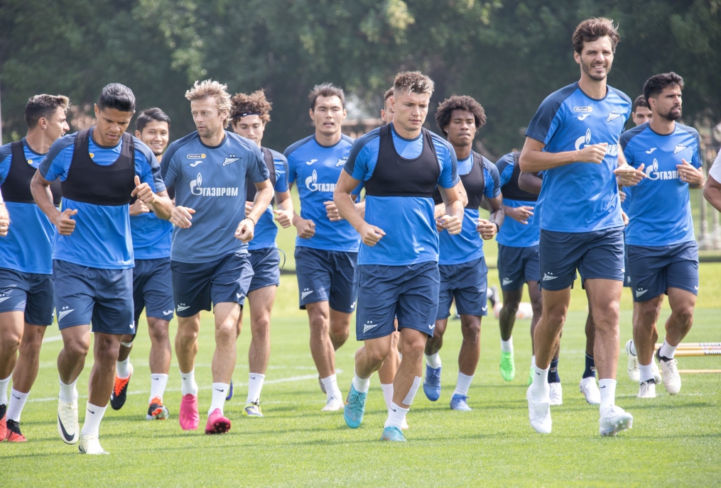 Третьи «Газпром» — тренировочные сборы  в Абу-Даби: 26 февраля, утренняя тренировка