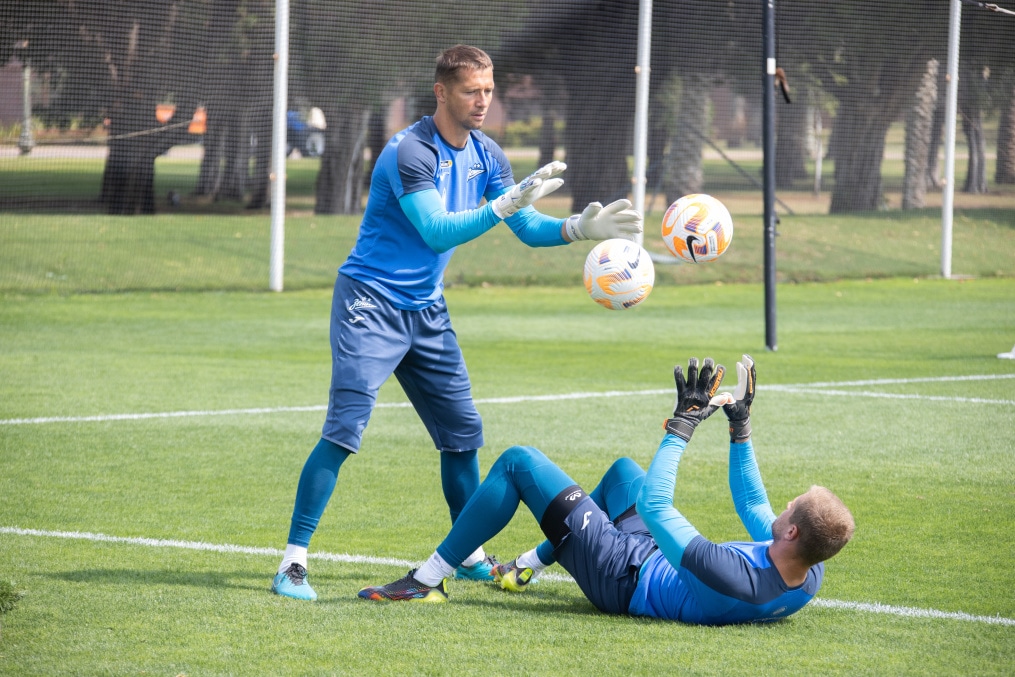 Третьи «Газпром» — тренировочные сборы  в Абу-Даби: 26 февраля, утренняя тренировка