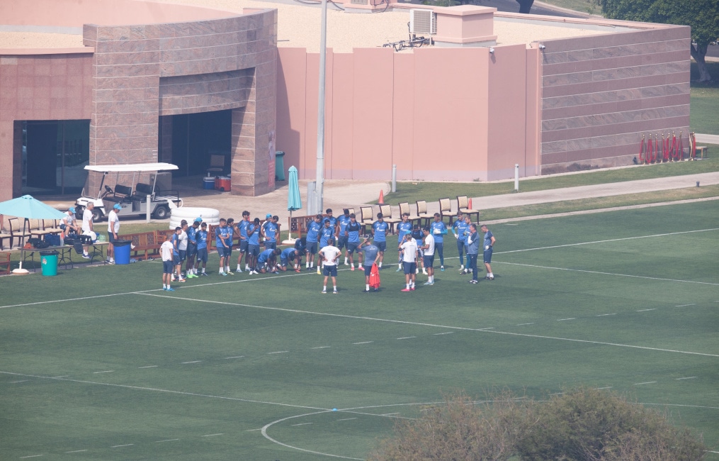 Третьи «Газпром» — тренировочные сборы  в Абу-Даби: 25 февраля, утренняя тренировка