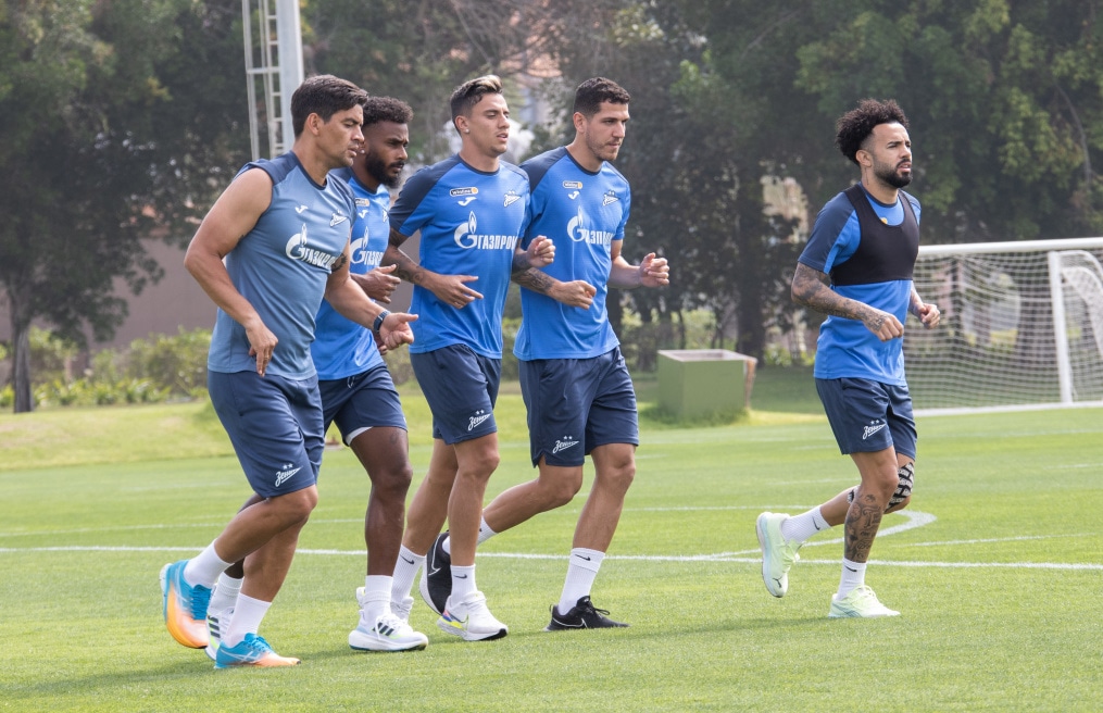 Третьи «Газпром» — тренировочные сборы  в Абу-Даби: 25 февраля, утренняя тренировка