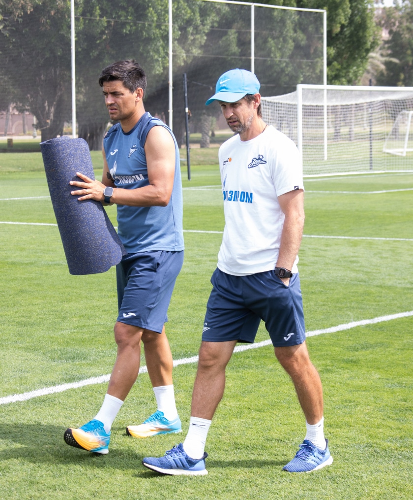 Третьи «Газпром» — тренировочные сборы  в Абу-Даби: 25 февраля, утренняя тренировка