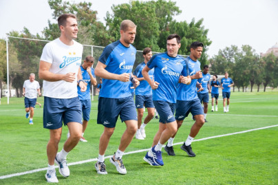 Третьи «Газпром» — тренировочные сборы  в Абу-Даби: 25 февраля, утренняя тренировка