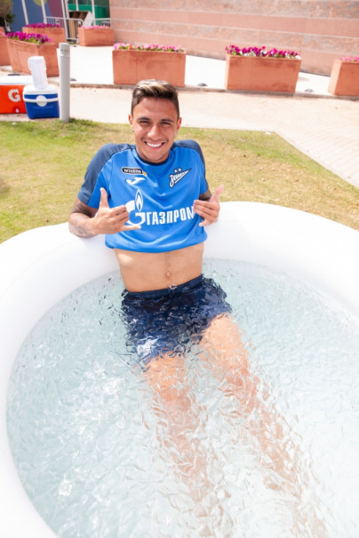 Третьи «Газпром» — тренировочные сборы  в Абу-Даби: 25 февраля, утренняя тренировка