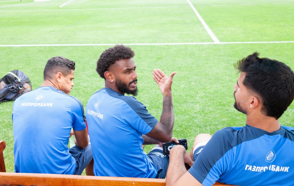 Третьи «Газпром» — тренировочные сборы  в Абу-Даби: 25 февраля, утренняя тренировка