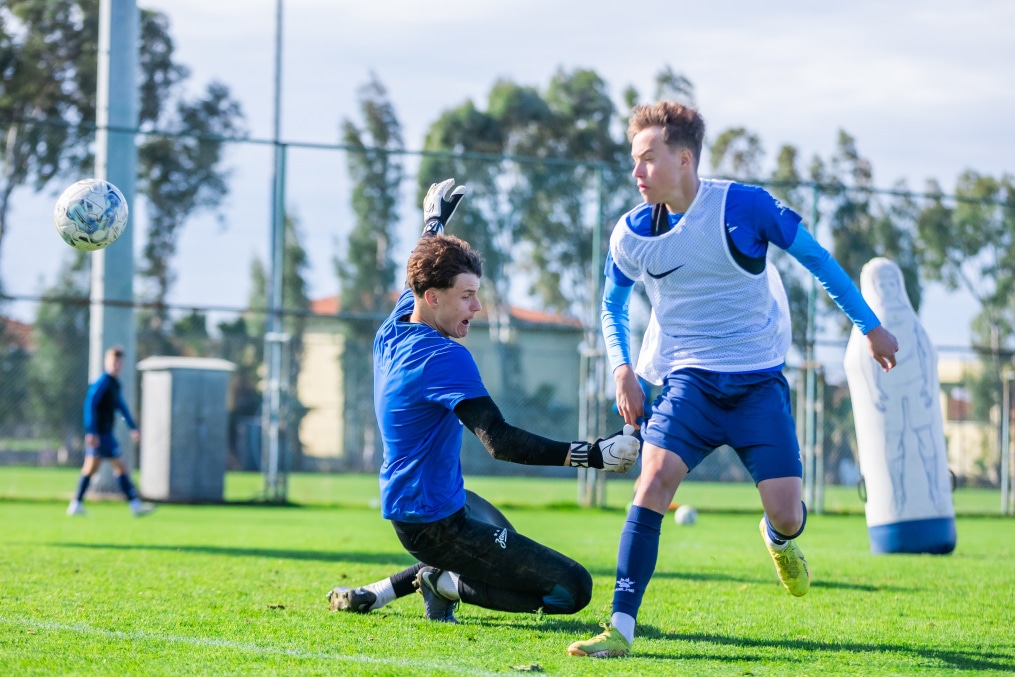 Первые учебно-тренировочные сборы «Зенита»-м в Турции:  5 февраля, утренняя тренировка