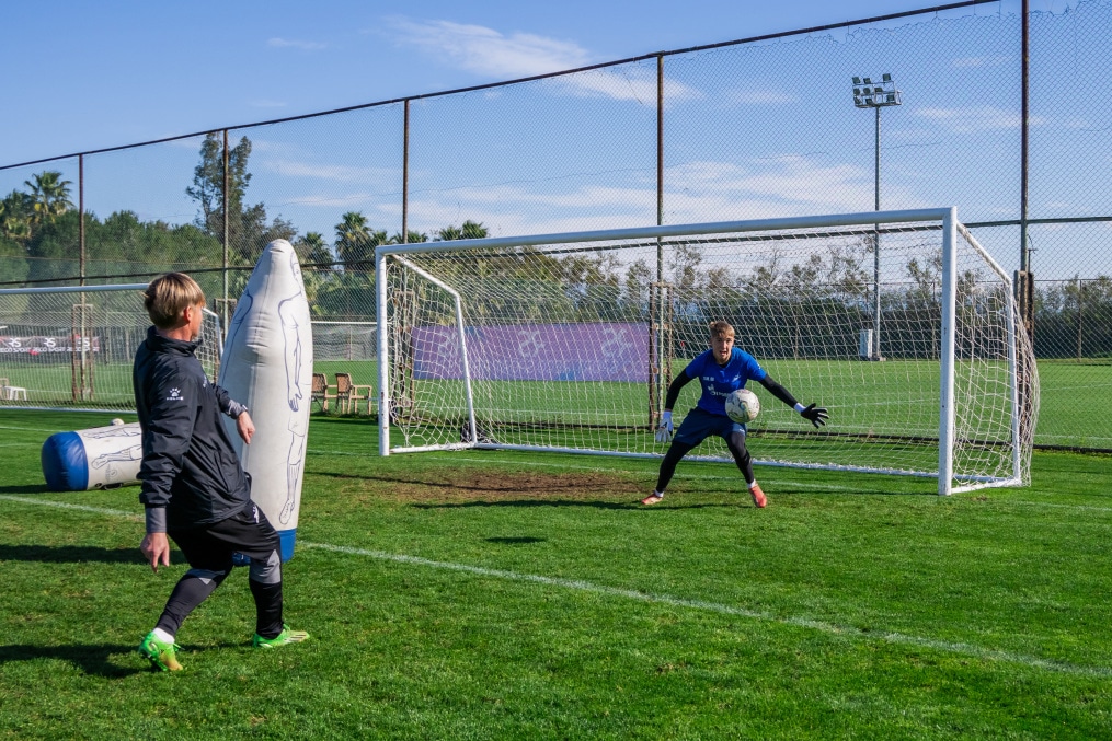 Первые учебно-тренировочные сборы «Зенита»-м в Турции:  5 февраля, утренняя тренировка