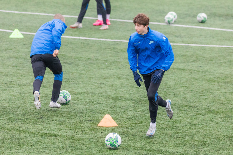 Тренировка юношеской команды U-17 «Зенита»-2009
