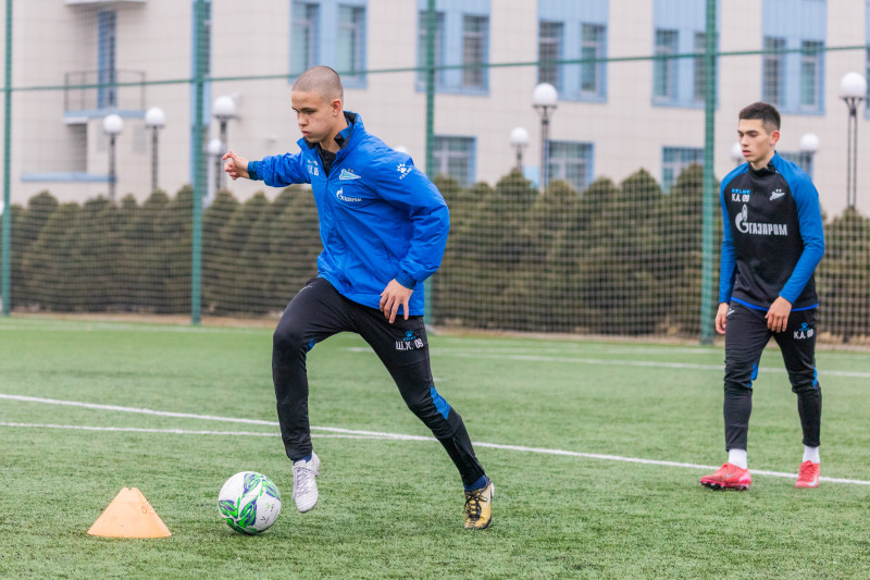Тренировка юношеской команды U-17 «Зенита»-2009