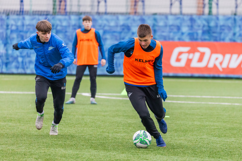 Тренировка юношеской команды U-18 «Зенита»-2008