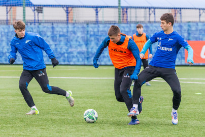 Тренировка юношеской команды U-18 «Зенита»-2008