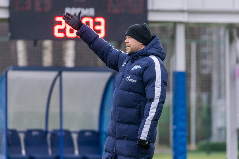 Тренировка юношеской команды U-18 «Зенита»-2008