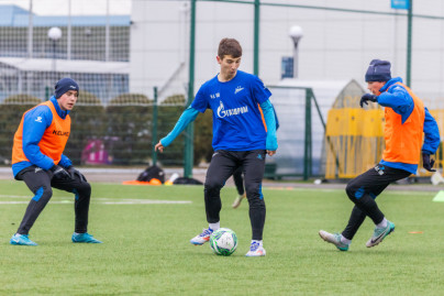 Тренировка юношеской команды U-18 «Зенита»-2008
