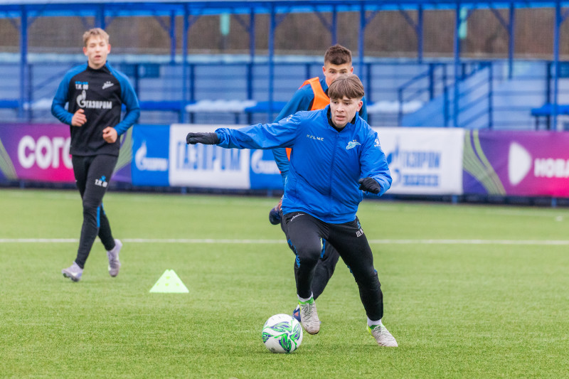 Тренировка юношеской команды U-18 «Зенита»-2008