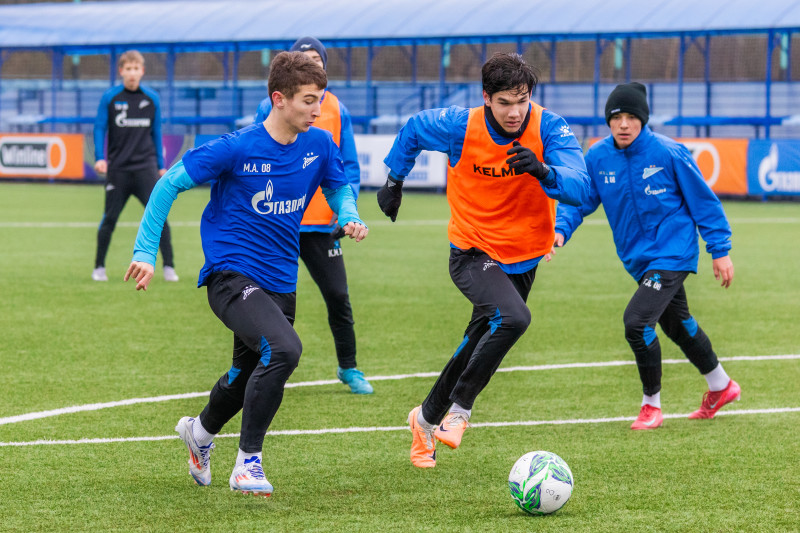 Тренировка юношеской команды U-18 «Зенита»-2008