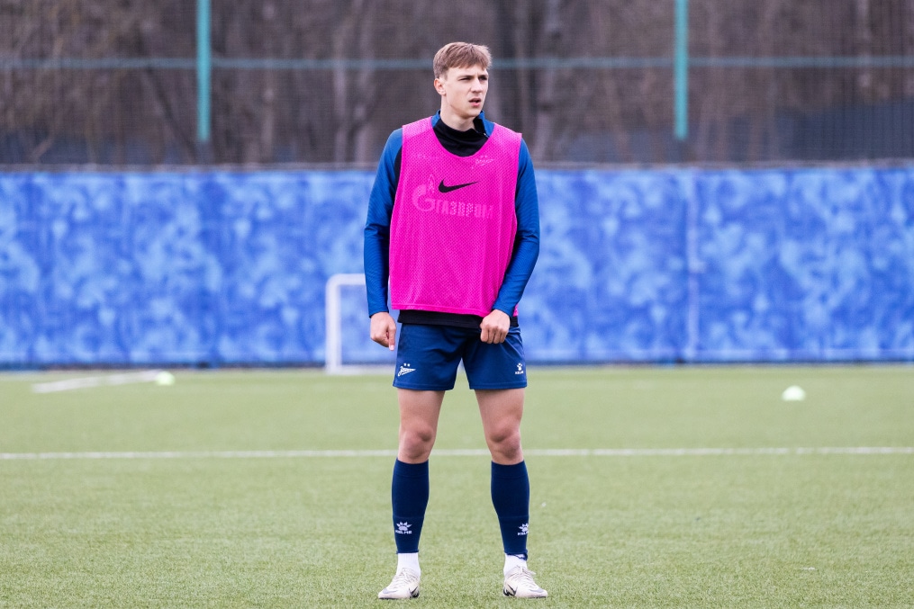 Тренировка «Зенита»-м перед матчем с ФК «Урал»