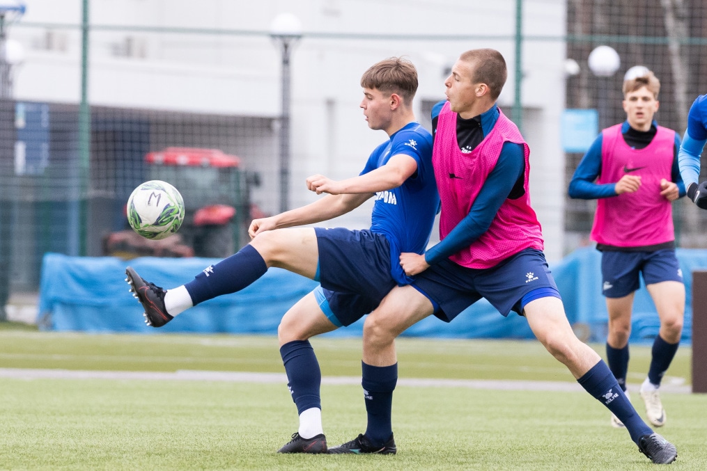 Тренировка «Зенита»-м перед матчем с ФК «Урал»