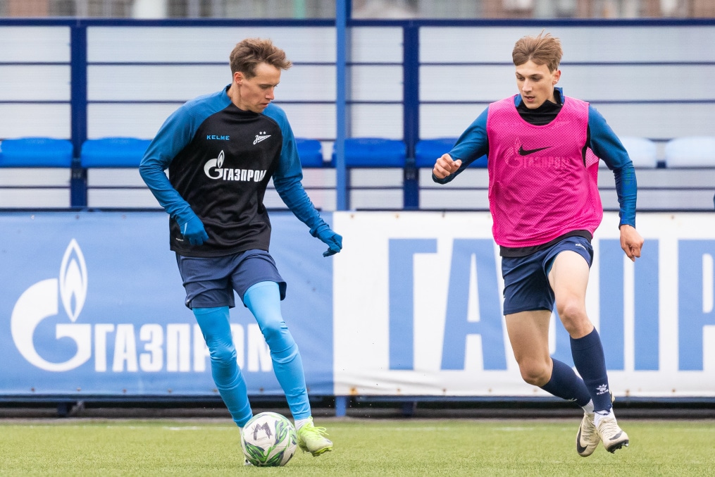 Тренировка «Зенита»-м перед матчем с ФК «Урал»